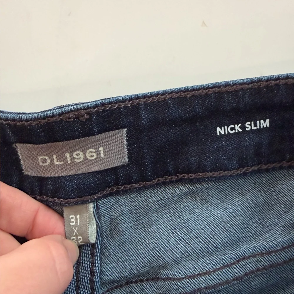 DL1961 Nick Slim Jeans Mens 31 x 31 Dark Wash Stretch